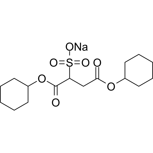 Dicyclohexyl sulfosuccinate sodium (dicyclohexyl sulfosuccinate sodium salt) 23386-52-9